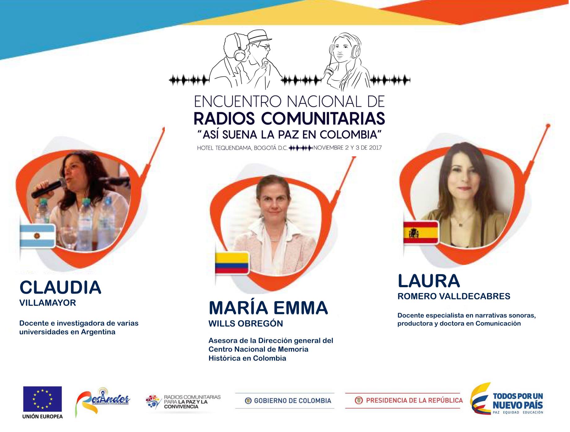 Encuentro Nacional de Radios Comunitarias «Así suena la paz en Colombia»